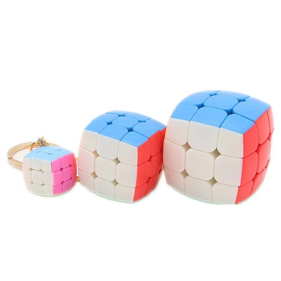 YJ брелок 3x3 20 мм 35 45 магический куб скоростной головоломка Neo Cubo Magico обучающие