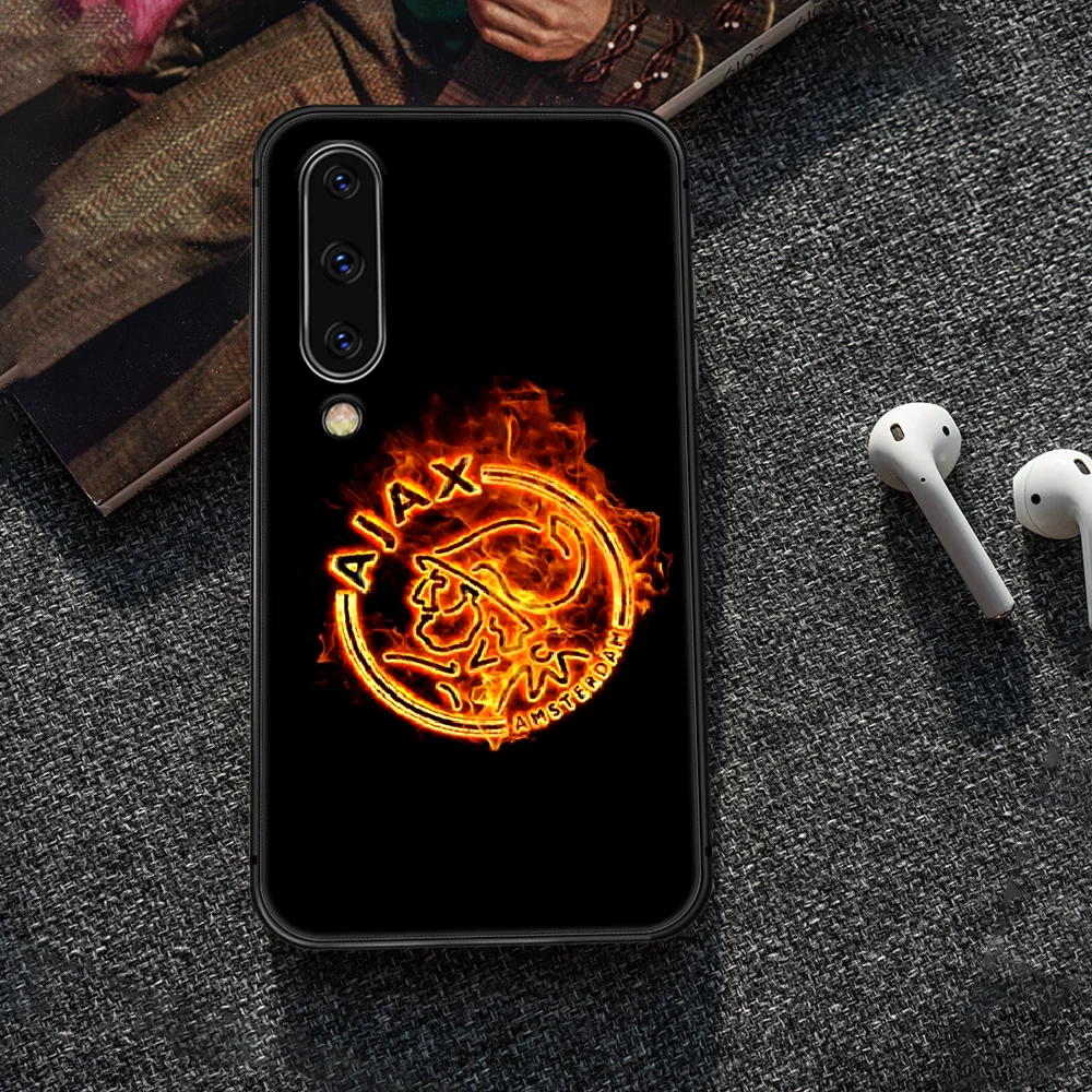 

football Ajax Team Phone Case Cover For Samsung Galaxy A10 A11 A20 E A21 A30 A40 A41 A50 A51 A70 A71 A81 S 4G 5G black Etui 3D