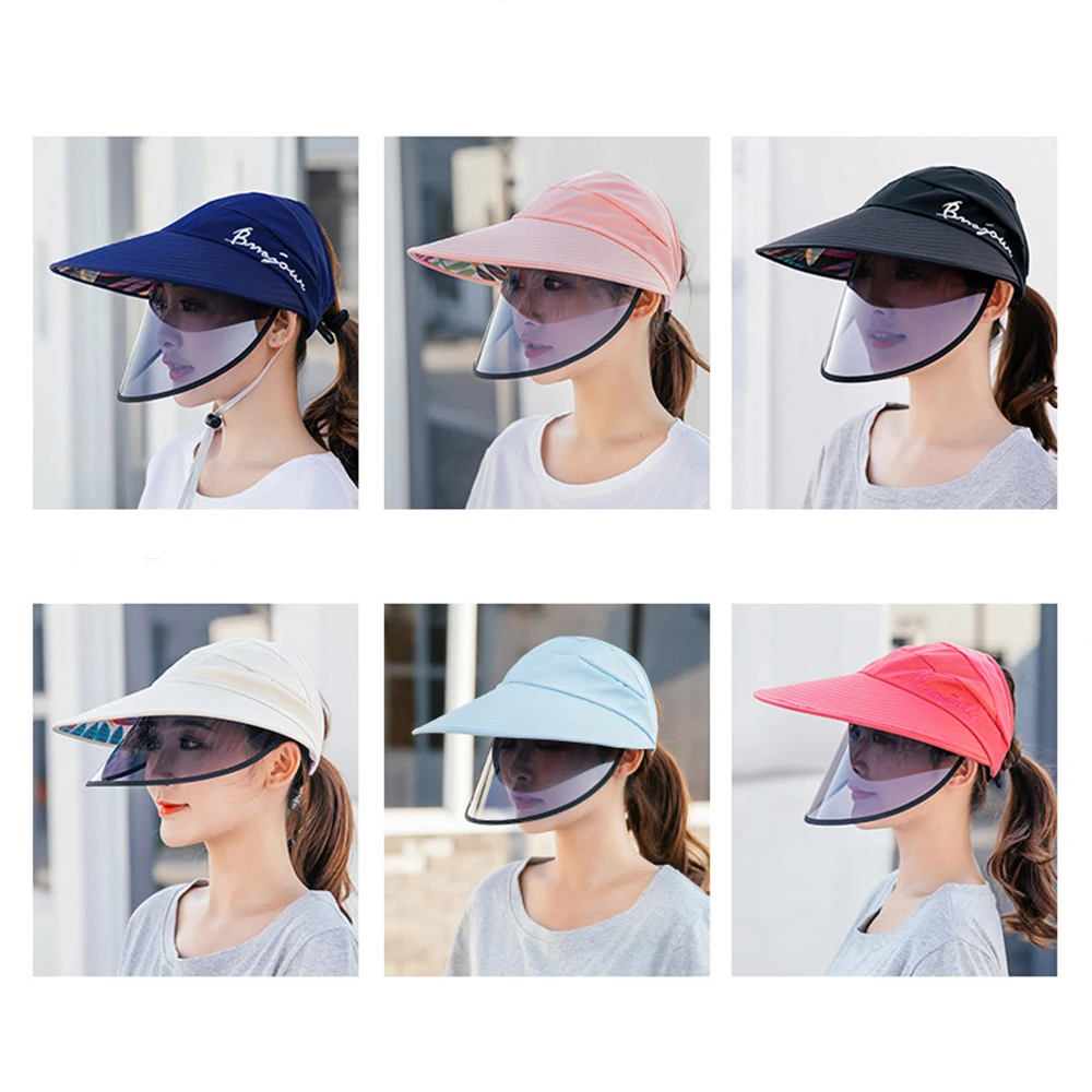 Кепка унисекс для женщин и мужчин Солнцезащитная уличная двухслойная шляпа