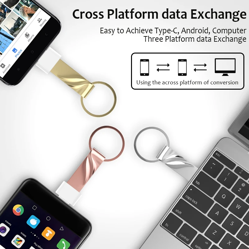 Флеш накопитель usb Type C 128 ГБ 8 16 32 64 ГБ|Смарт-гаджеты| |
