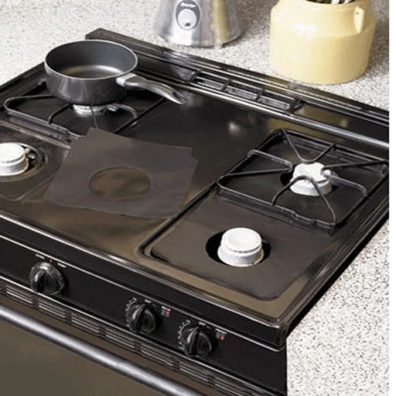 2pcs/Reusable Gas Range Stovetop Burner Protector Liner Cover For Cleaning Kitchen Tools | Дом и сад