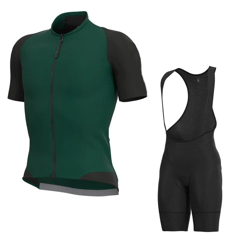 

2021 Team Cycling Jersey Bib Set Bicycle Clothing MTB Uniform Quick Dry Bike Clothes Mens Short Culotte Suit