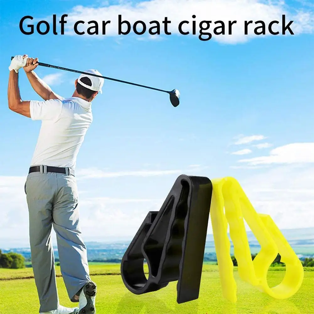 

1 Pcs Cigar Holder Golf Clips Clamp Boat Minder Grip Clip Cigarette Clamp Smoking Products for Smoker Golf Accessories Tools