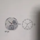 Аксессуары для перемещения часов, Япония, оригинальный новый 6p28 кварцевый механизм, многофункциональный 4-контактный механизм без аккумулятора