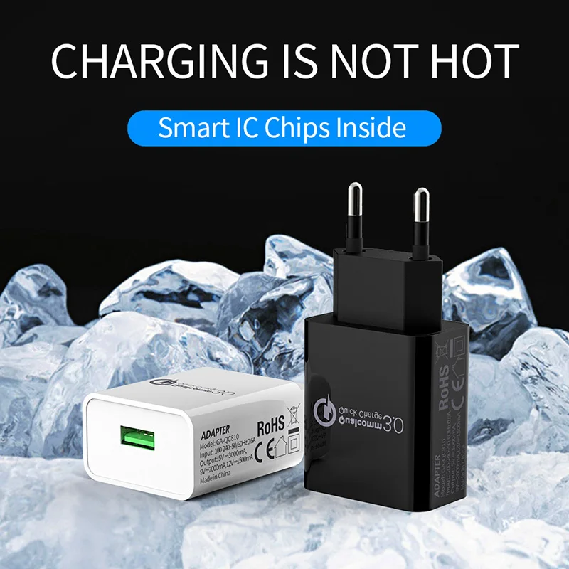 Android Зарядные устройства адаптер телефона для iphone USB type C ЕС вилка Магнитный кабель быстрой зарядки SIKAI QC 3,0 9 В 2A 12 В 1.5A 5 в 3A 4,0