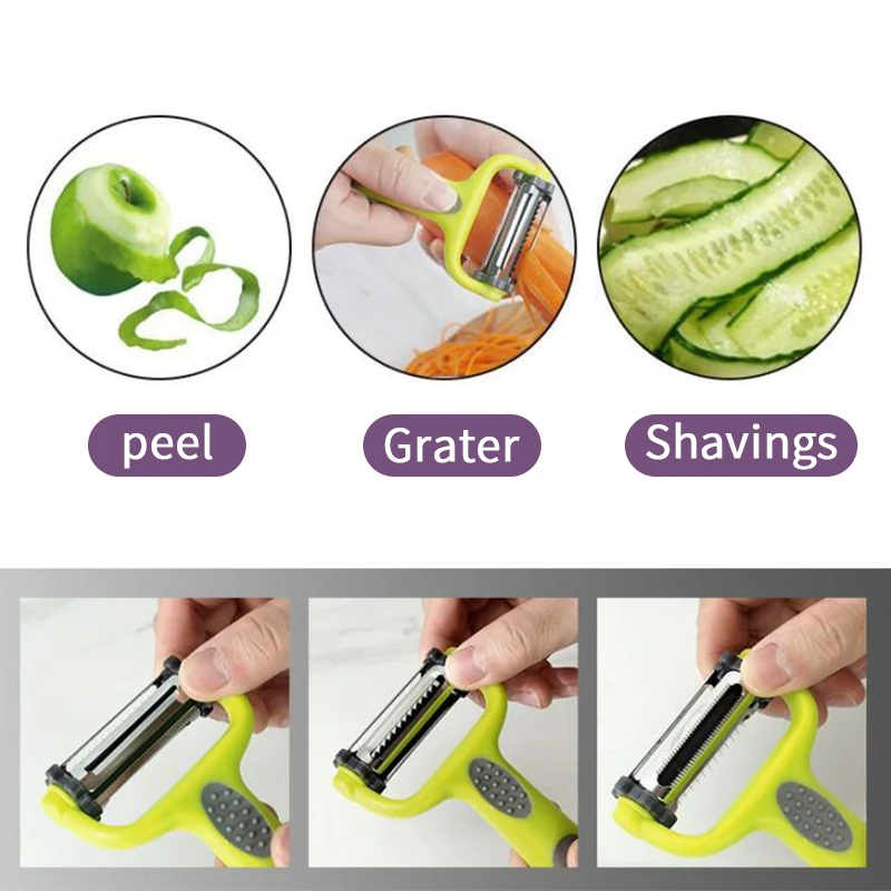 Рукоятка из нержавеющей стали для строгального станка дыни 3 в 1 резиновая и