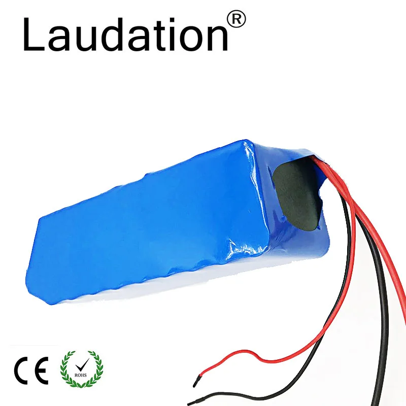 Laudation 24V электрический велосипед литий ионный аккумулятор 12.8ah 29 4 V 12800mAh 15A BMS 250W 350W