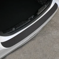 1009cm black carbon fiber pvc car rear bumper protector corner guard scratch sticker self adhesive anti scratch car accessories