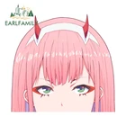 Водостойкая виниловая наклейка EARLFAMILY для автомобиля, 13 см х 12,2 см, с принтом на заказ