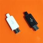 10 шт.лот YT2153Y Micro USB 4-контактный Штекерный разъем белыйчерный сварочные данные OTG линейный интерфейс DIY Data Cbale Прямая доставка
