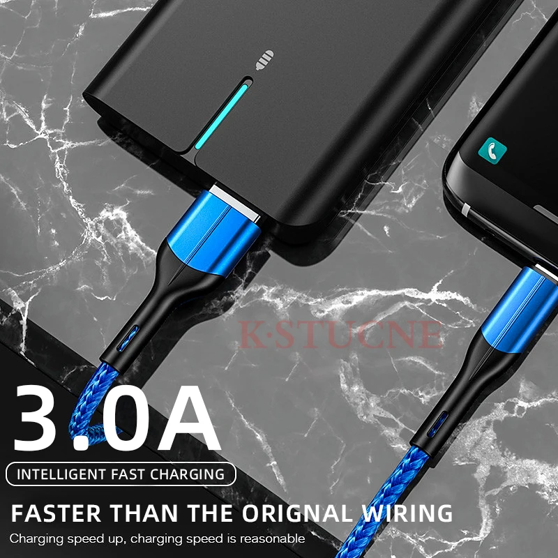 Кабель usb type-C для huawei P30 P20 Honor 20 3A Быстрая зарядка 2 м кабель type-C для Xiaom Redmi Note 8 Android кабель быстрой зарядки