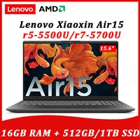 lenovo xiaoxin air 15 laptop new 2021 amd ryzen 7 5700uryzen 5 5500u 16gb ram 512gb ssd camera ultraslim laptop