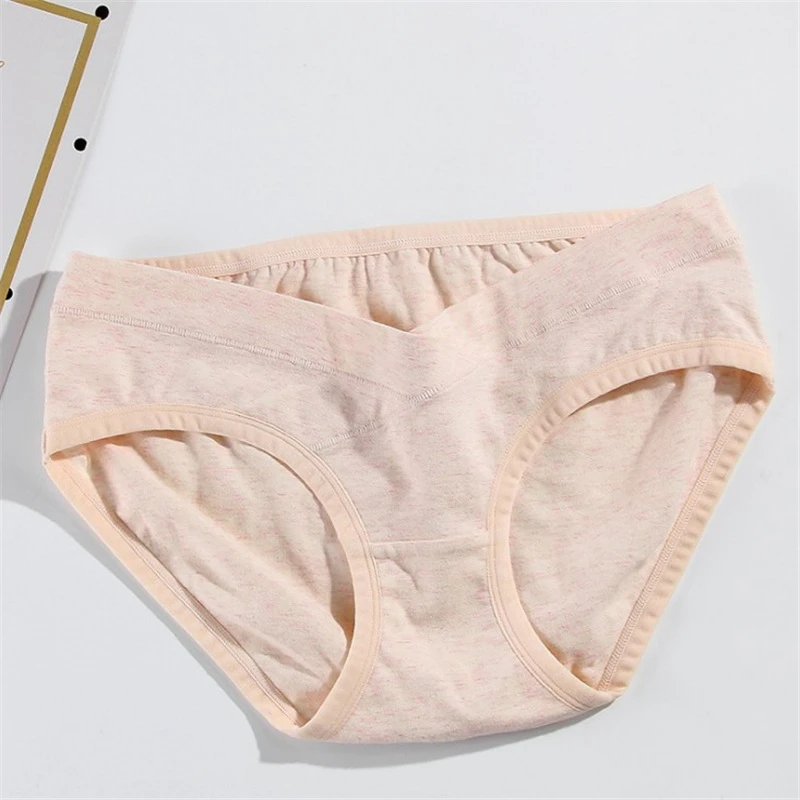 Women Underwear Women Low Waist Pregnant Under The Bump Cotton Maternity Underwear Pregnant Breathable Pregnancy Panties