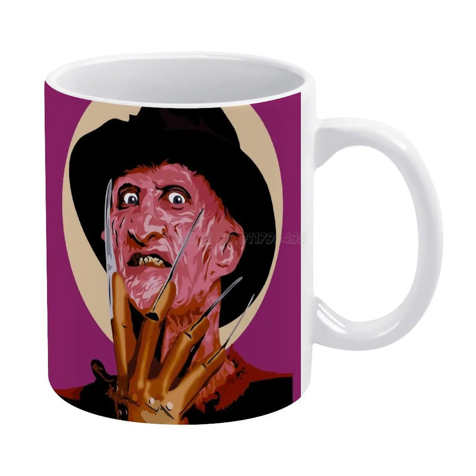  Приблизительная белая кружка винтажная новая унисекс размера страшная