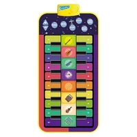 double row multifunction musical instrument piano mat infant fitness keyboard play carpet educational toys for kids