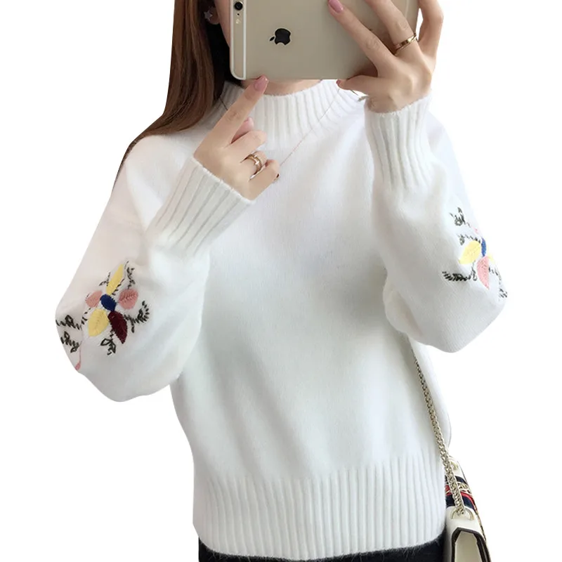 

2022 New Autumn Winter Women's Sweater Jumper Elasticity Pullover Turtleneck Long Sleeve Knitted Women's Jacket Pull Femme P9