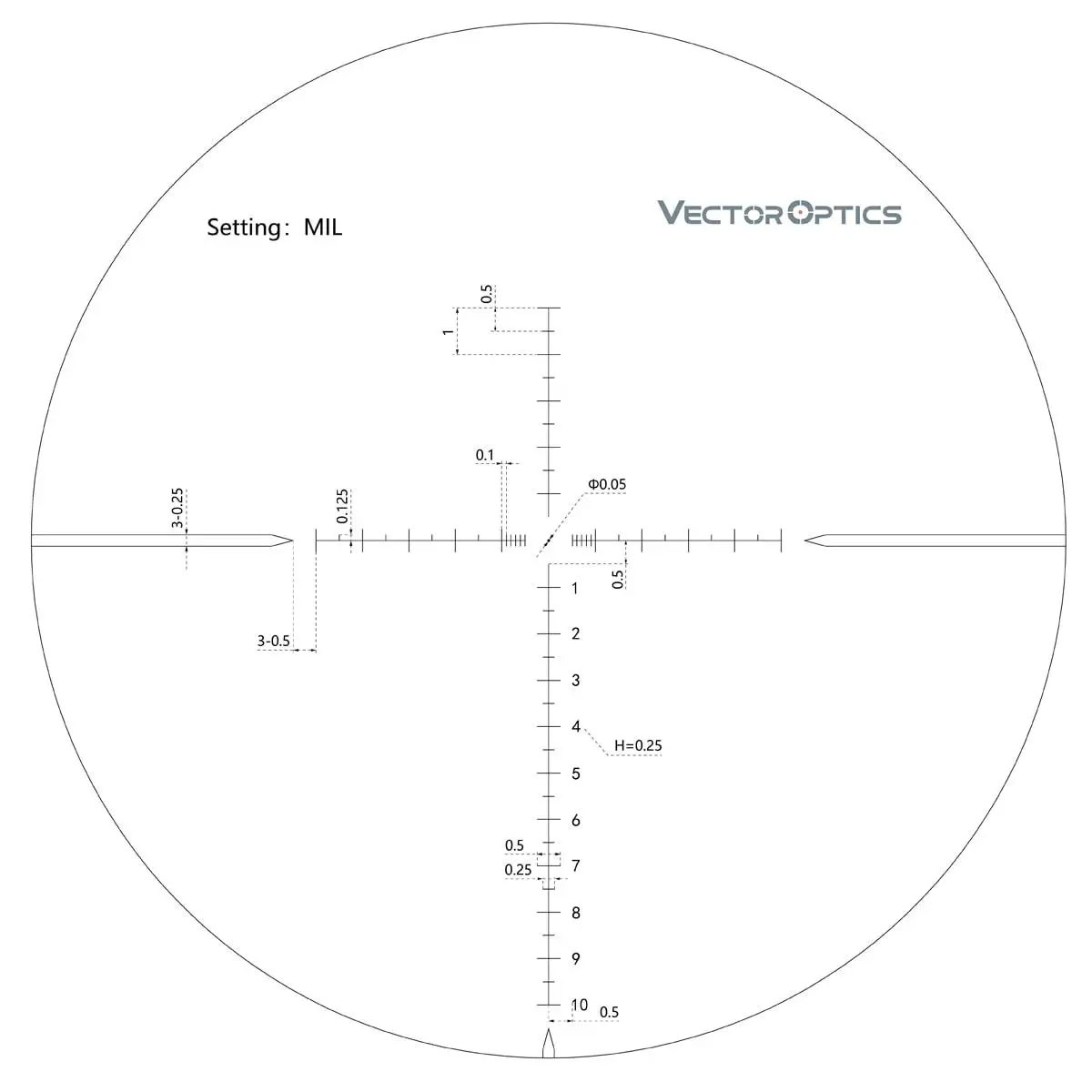 Оптический прицел Vector Orion 4-16x44 SFP 1/10 MIL блокировка башни функция снайперской