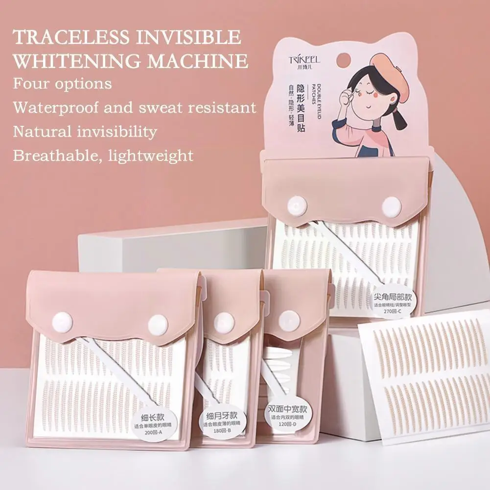 

Двухсторонняя лента для век, не оставляющая следов, невидимая натуральная стойкая лента для глаз, оливковые наклейки для век без клея, круже...