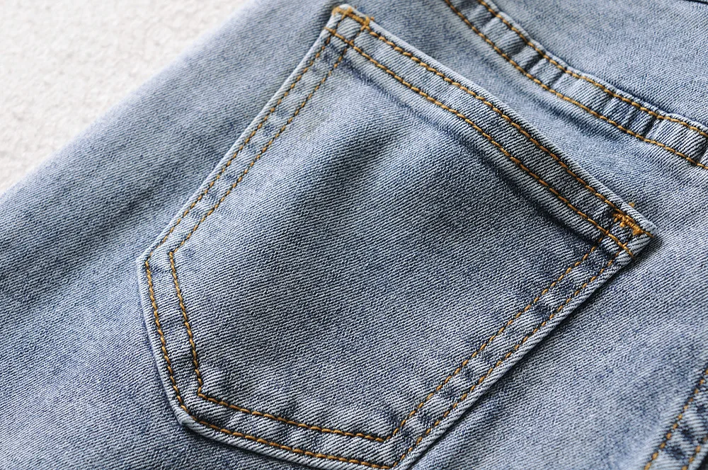 

Hot Summer jean Women's 2021 spring new solid color denim five-point pants Button Fly straight solid color cotton Denim shorts