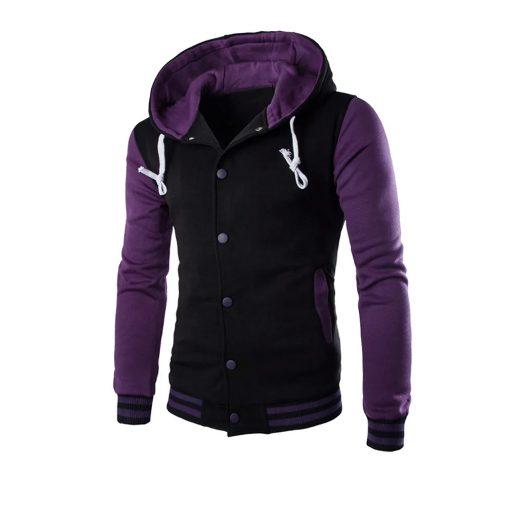 

Men Autumn Winter Coat Jacket Outwear Sweater Winter Slim Hoodie Warm Hooded Sweatshirt Outdoor Sports Suit c821