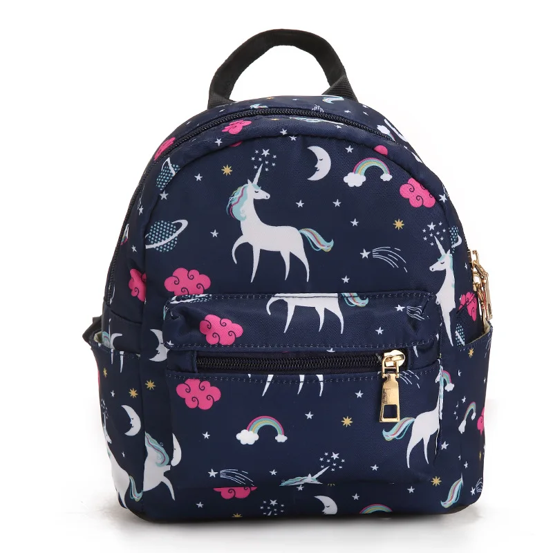 Нейлоновые модные милые школьные ранцы с мультяшным единорогом Фламинго