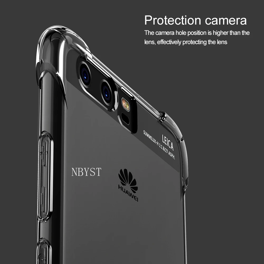 Для huawei Y3 Y5 Y6 Y7 Y9 Pro противоударный прозрачный подушка безопасности для мягкий TPU чехол для HONOR 5X 6X 6C 7A 7C 7X 8X 8C 8A 9 10 20 LITE
