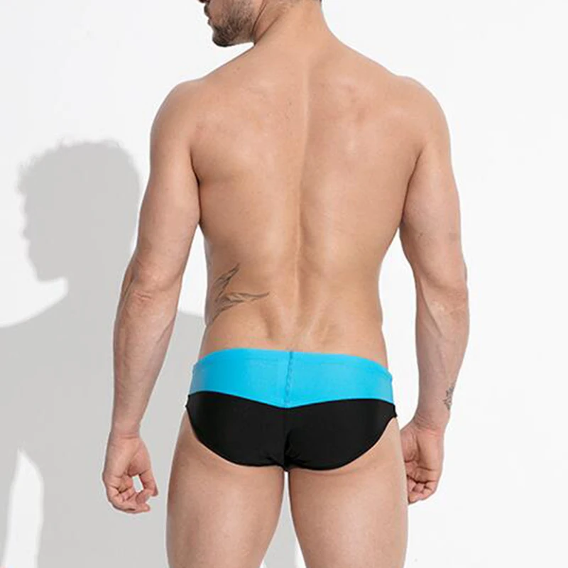 Высококачественные мужские плавки сексуальные с низкой талией нейлоновые