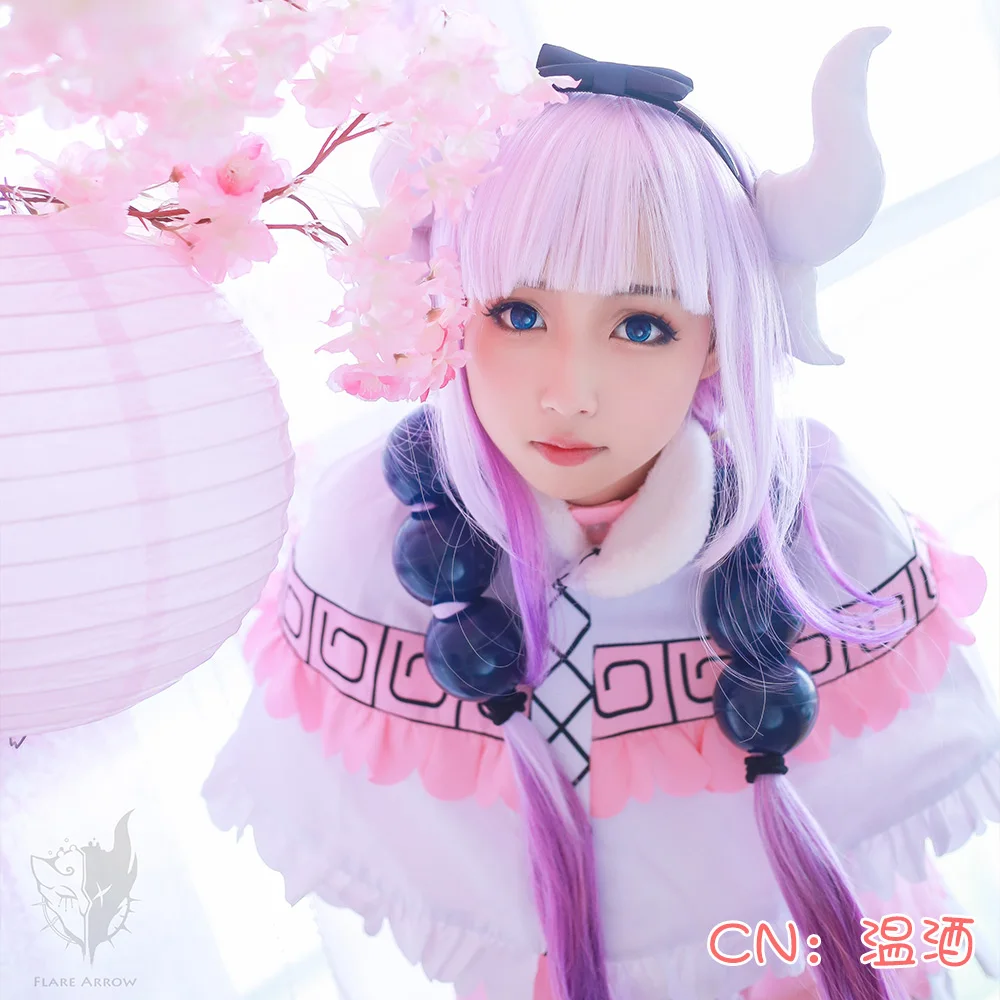 

Косплей-костюм аниме Miss Kobayashi is Dragon Maid Kanna Kamui платья на Рождество Хэллоуин Бесплатная доставка CG168