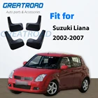 Автомобильные Брызговики для Suzuki Liana Aerio SX Baleno 2002-2007 брызговики брызговик крыло брызговиков 2003 2004 2005 2006