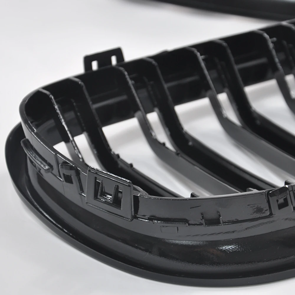 

1 Pair For BMW E90 E91 3 Series 320i 325i 328i 330i 2009-2012 Car Carbon Fiber Front Bumper Grill Look Front Kidney Grille