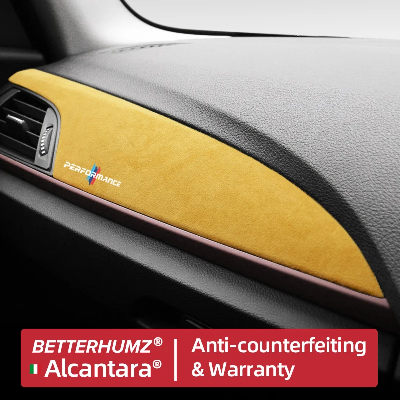 BETTERHUMZ алькантара наклейки на приборную панель автомобиля внутренняя отделка для
