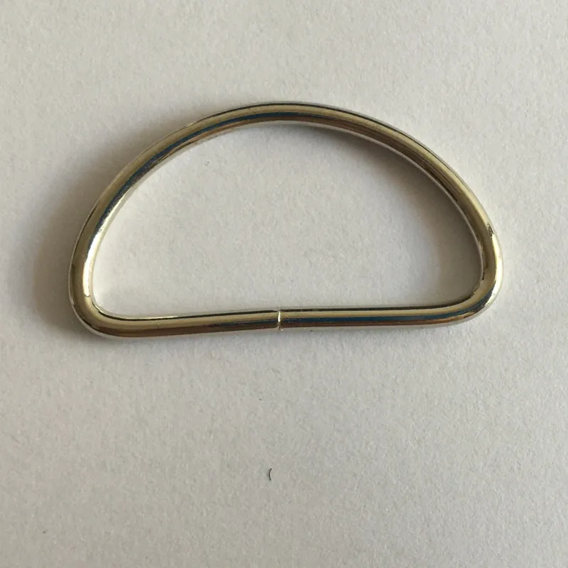Металлическая D-образная Пряжка 10 шт./лот 40 мм металлические аксессуары для сумок