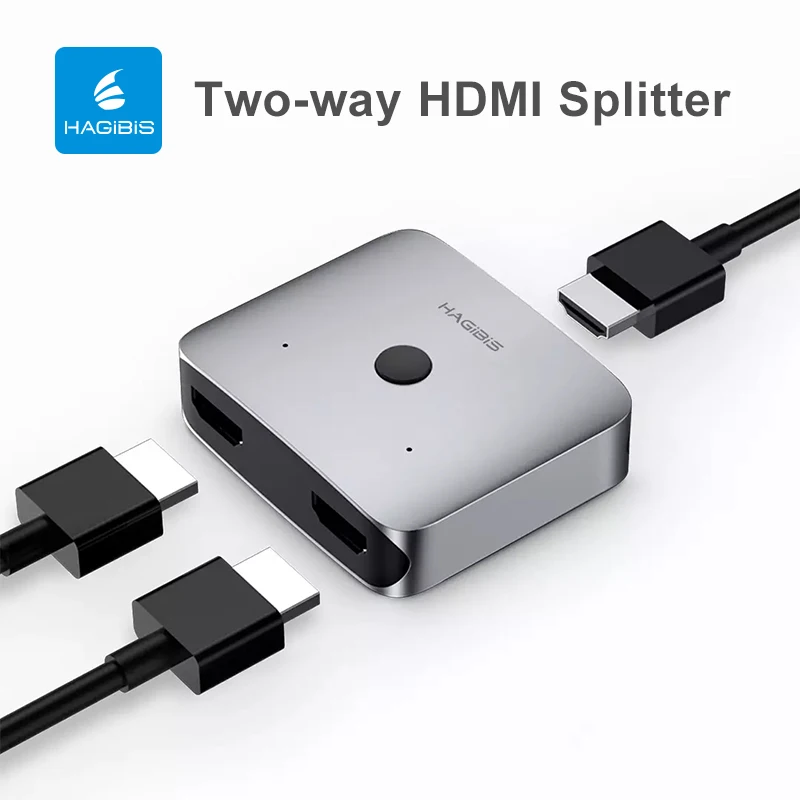 Оригинальный Многофункциональный преобразователь HAGIBIS HDMI Сплиттер 4K 1080P HDTV для
