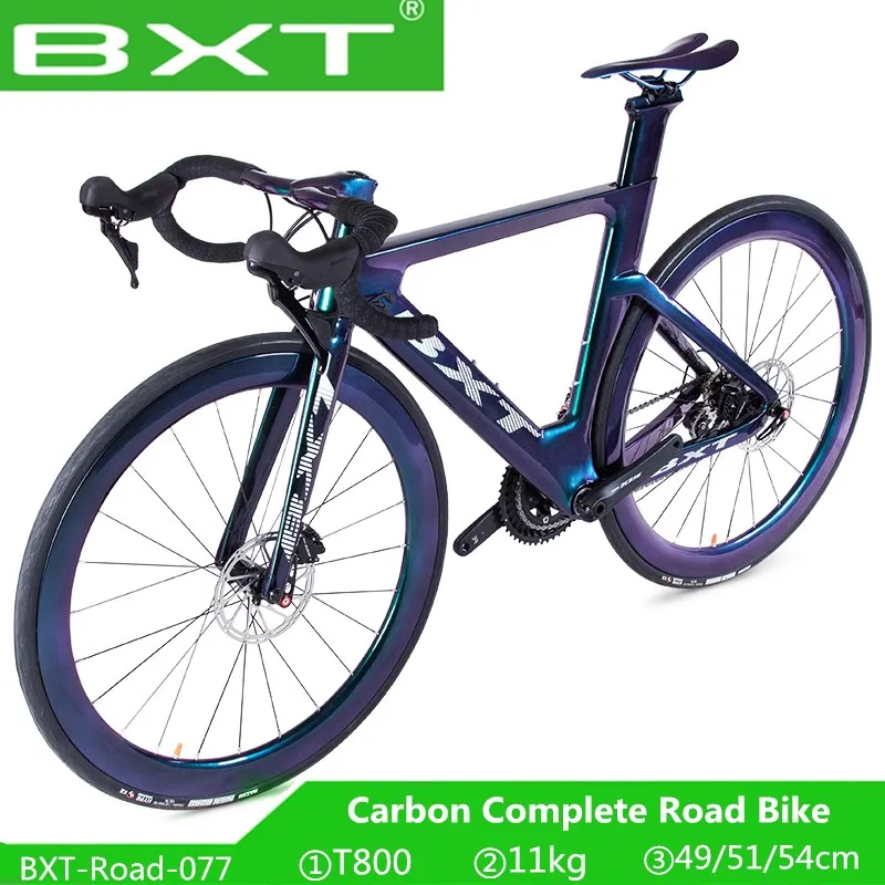 Buy 562 148 00 Bxt カーボンロードバイク Bicicleta T800 カーボンバイク道路自転車 2 11 スピードレース自転車 フルカーボンフレームカメレオン道路自転車
