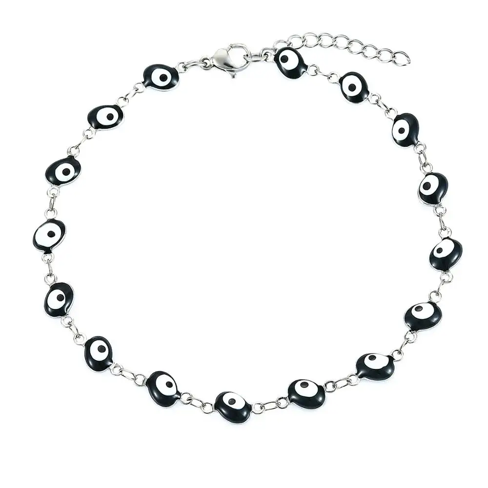 Браслет на ногу защитный из нержавеющей стали 5 мм 22 см | Украшения и аксессуары