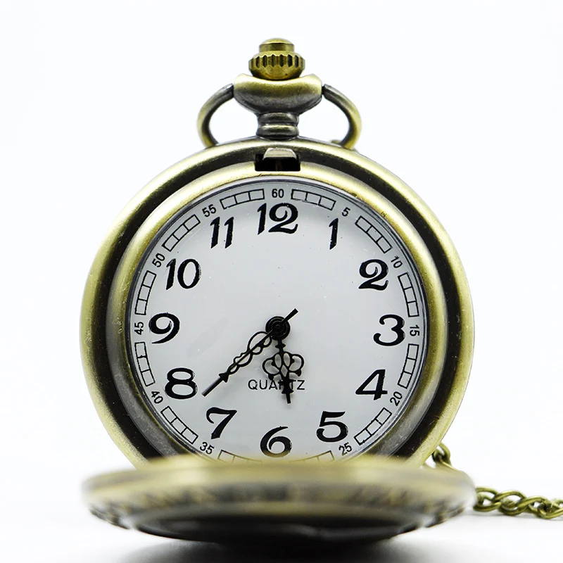 Часы мужские карманные в античном стиле классические часы Mustang Sedan кулон на