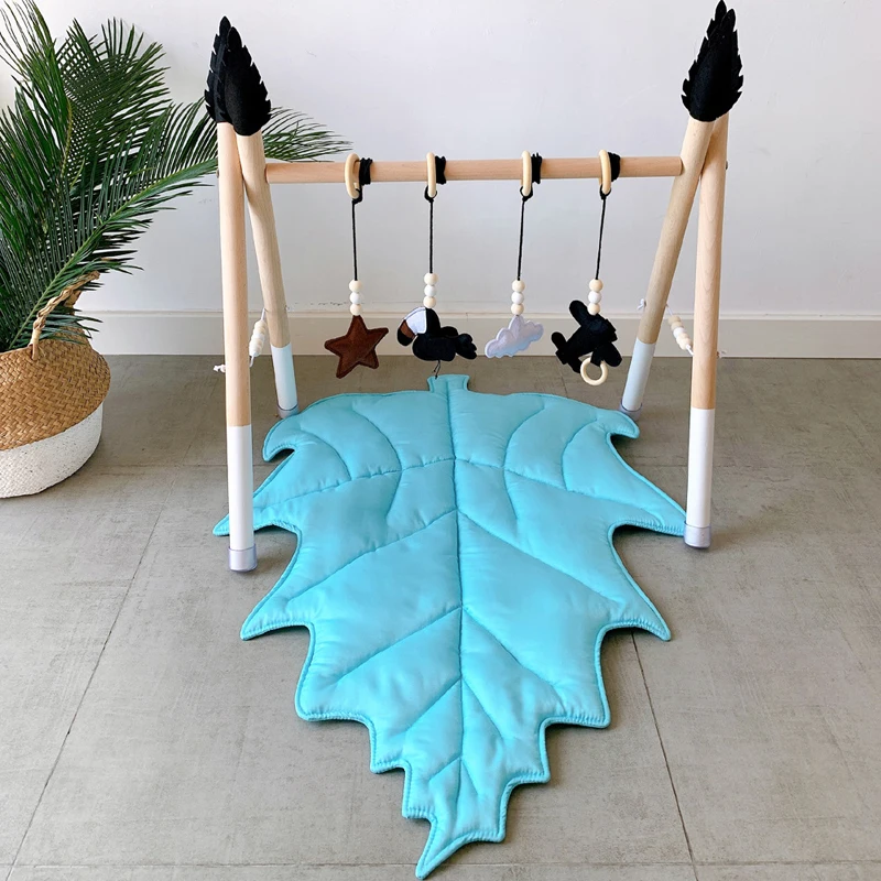 INS в форме листьев детские игровые палатки ковры мягкий хлопок младенцы ползунки