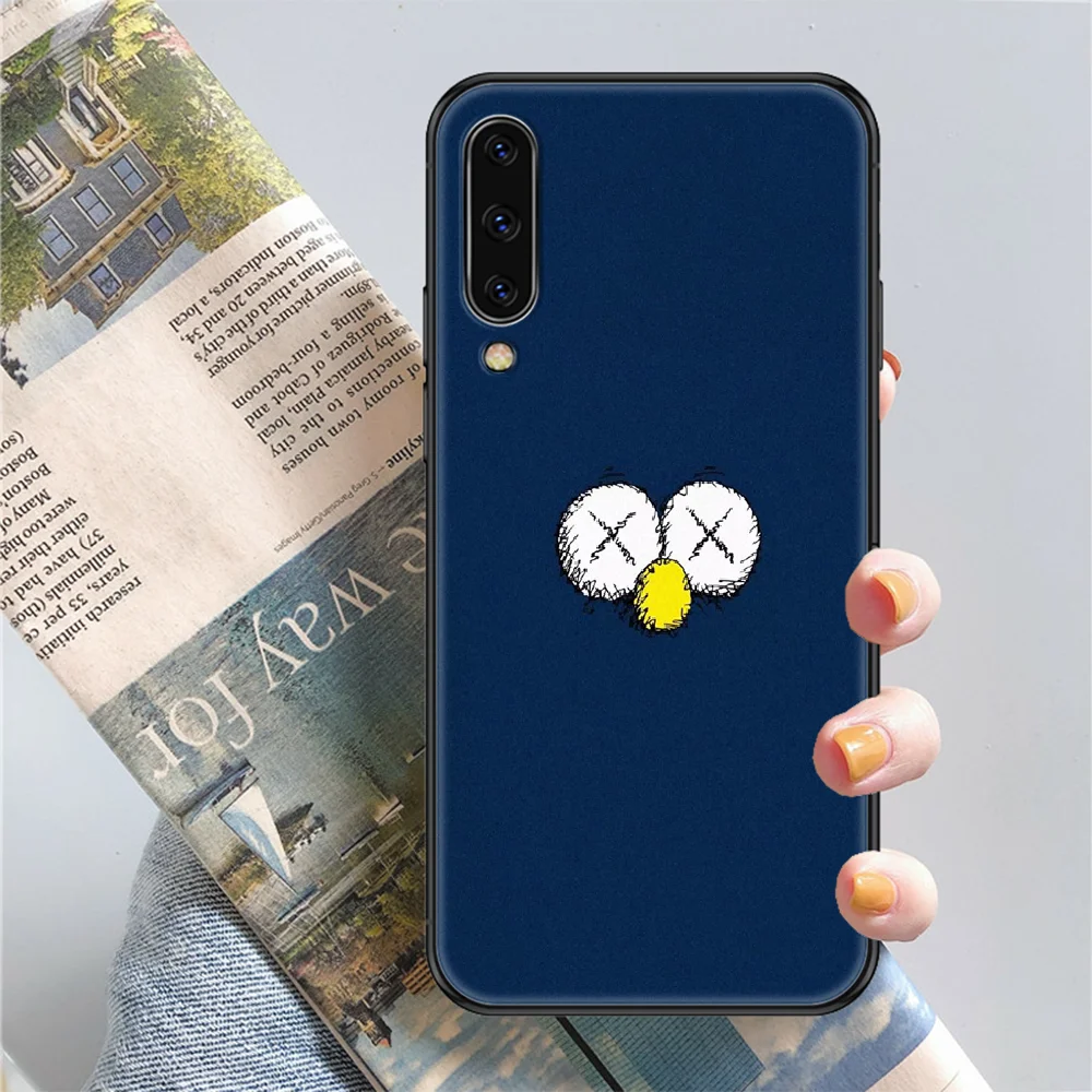 

Fashion luxury kawe Design Phone case For Samsung Galaxy A 3 5 7 8 10 20 21 30 40 50 51 70 71 E S 2016 2018 4G black painting