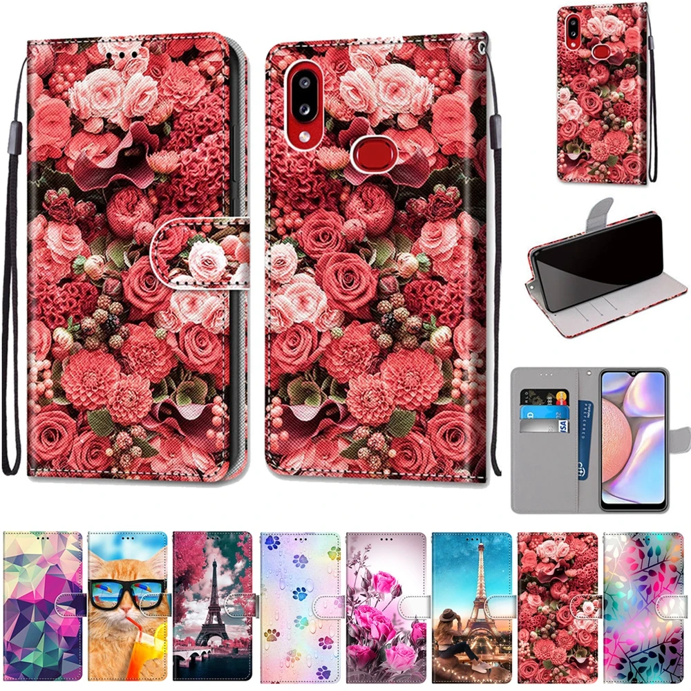 Кожаный чехол для Samsung Galaxy A20E M10 M20 M30 M40 A10S A20S A40S M30S 3D кошелек телефона|Бамперы| |