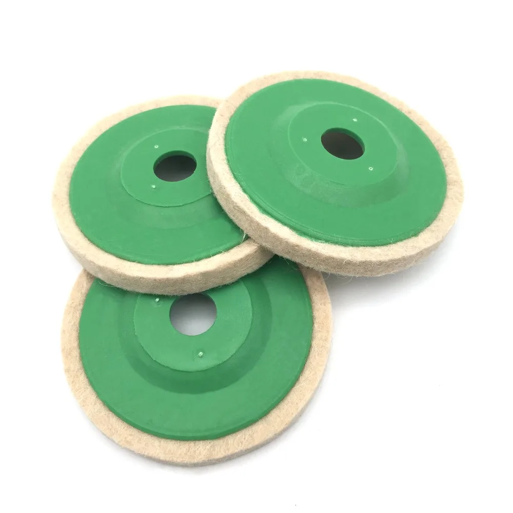 

3pcs Wool Felt Disc Polishing Pad Buffing Grinding Wheel Replace Rotary Tool Kit