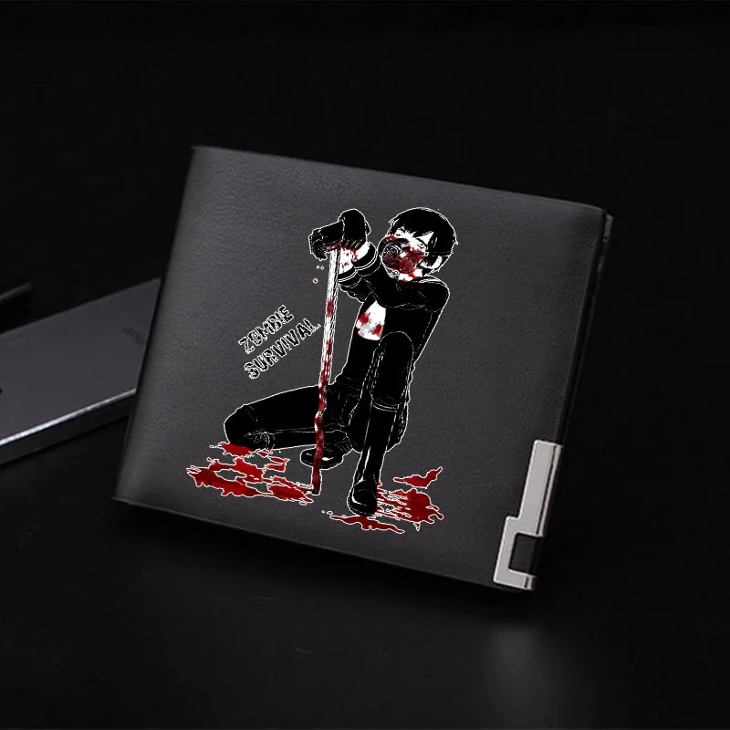 8 Японское аниме Токийский Гуль Kaneki Ken косплей мужской короткий кошелек студенческий модный кошелек из искусственной кожи кошелек мультфильм Id держатель для карт - Цвет: 8