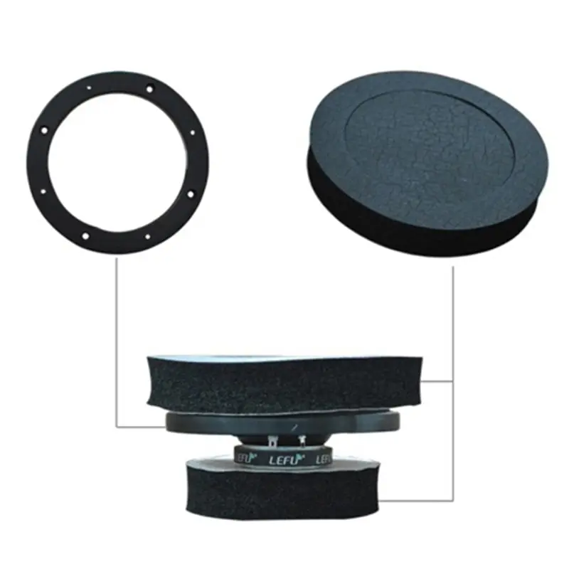 

1 PCS 6" 6.5" Inch Car Universal Speaker Insulation Ring Soundproof Cotton Pad