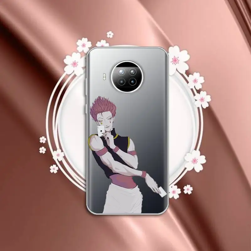 

Hisoka hunter x hunter Phone Case Transparent for Xiaomi mi Redmi note 10 t 8 9 pro lite 11 Samsung S 8 9 10 20 plus ultra