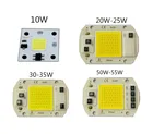 20 шт. LED COB 10W 25W 35 Вт55 Вт светодиодных чипов бусины лампы AC 220V110V хорошего качества умная ИС (интеграционная схема) подходит для полимерные Стразы высокого Мощность водителя потолочные светильник