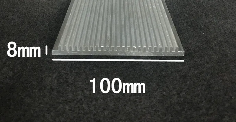 

100*8*100/300 Aluminum Alloy Heatsink Cooling Block For High Power LED IC Chip Cooler Radiator Heat Sink 3D printer Raspberry PI
