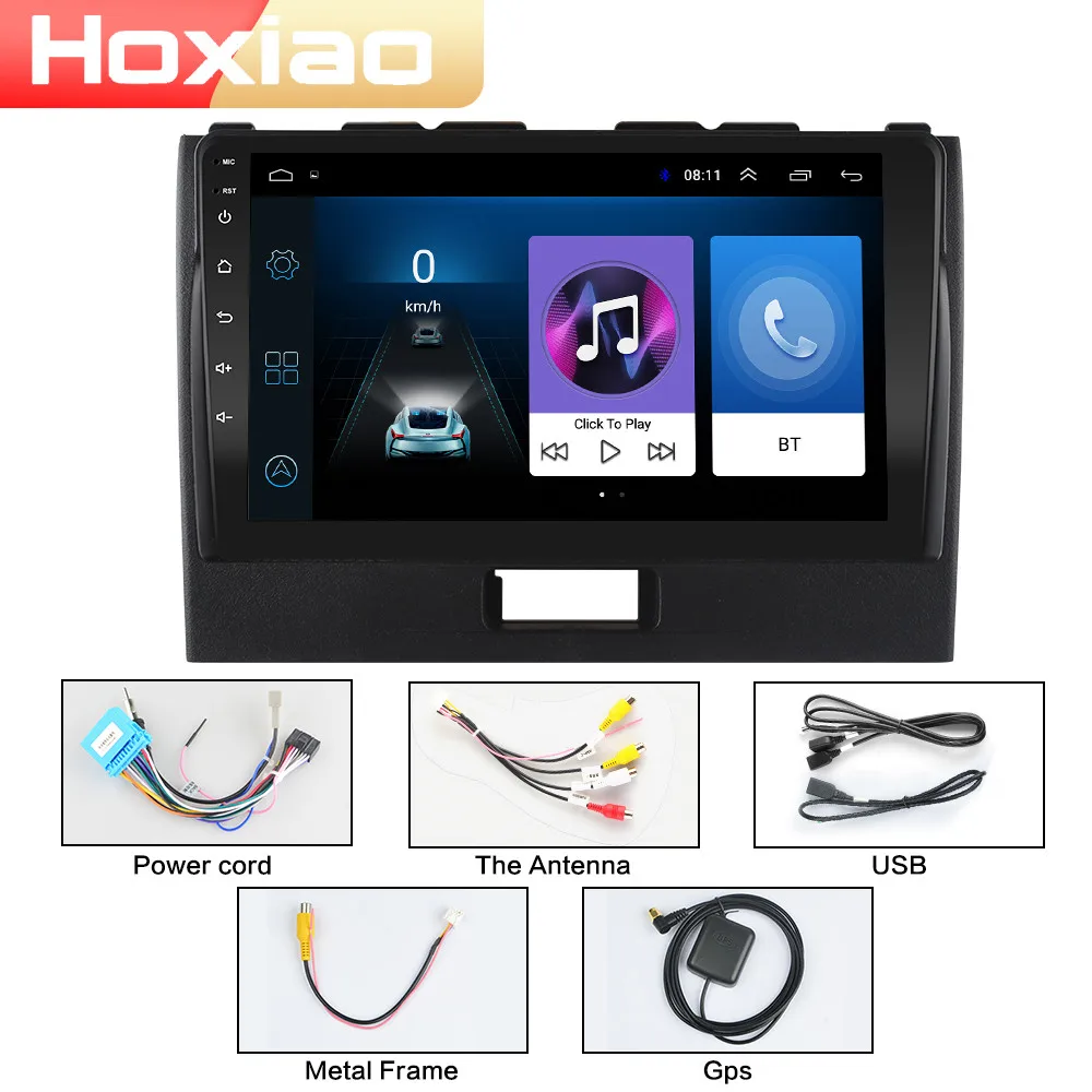 Автомагнитола для Suzuki wagon R мультимедийный видеоплеер навигация GPS Android 8 1 2DIN годы