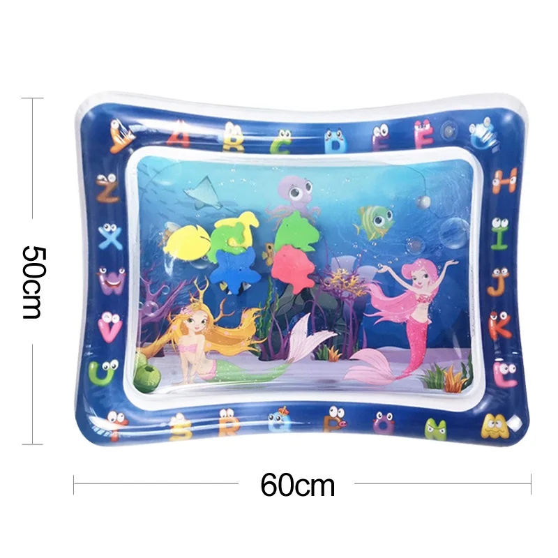 

Baby Kids Water Play Mat Dropshipping Inflatable Infant Tummy Time Activity Play Center Playmat Toddler Water Mat For Baby Toys