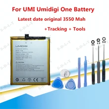 3550mAh Hight capacity For UMI Umidigi One Battery Cell Phone Replacement Batteries Rechargeable  +Tracking + Tools
