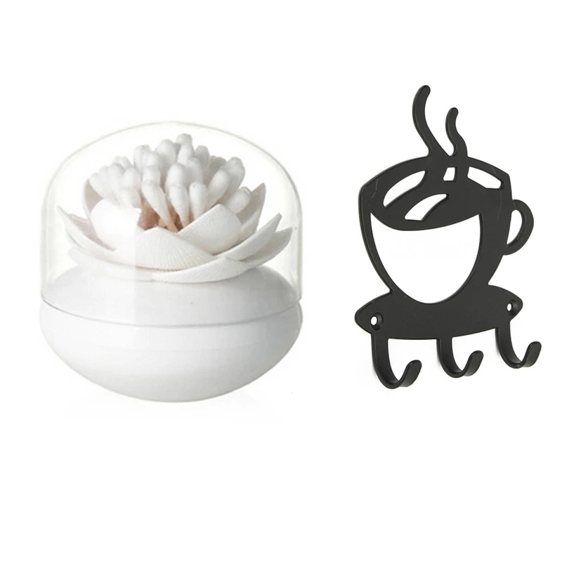 

Лидер продаж, шикарный Цветок лотоса, искусственная кожа, с домашним декоративным настенным креплением для кофе, металлический держатель д...