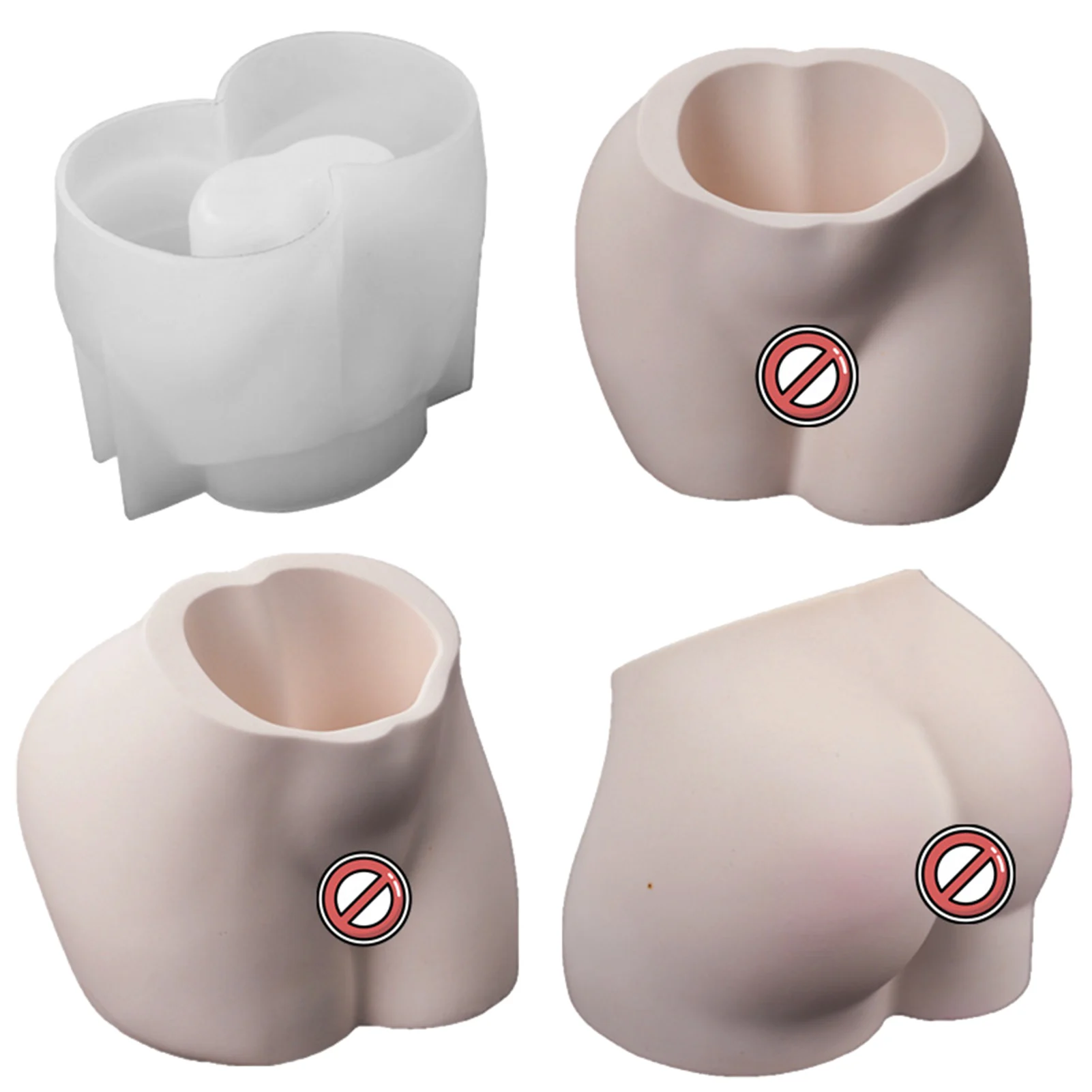 

1Pcs Pen Holder Silicone Casting Molds Sets DIY Body Art Ceramic Vase Mold Silicone Sugarcraft Mold Cake Decorating Expedient